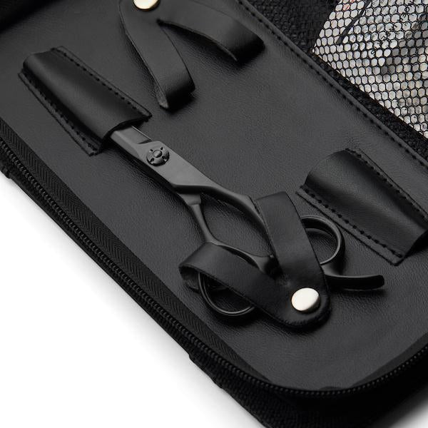 Matsui Matte Black Samurai Barbers Triple case detail (1694221205565)