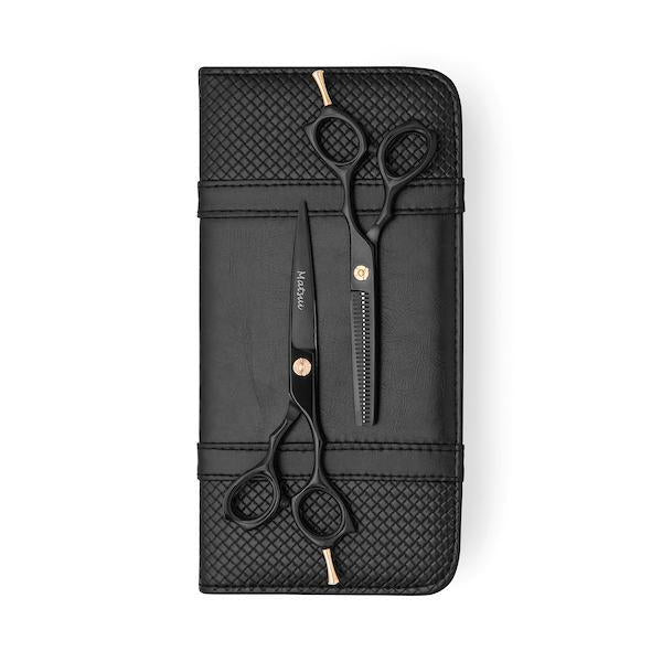 Lefty Matsui Precision Matte Black Scissor & Thinner Combo (4321012383805)
