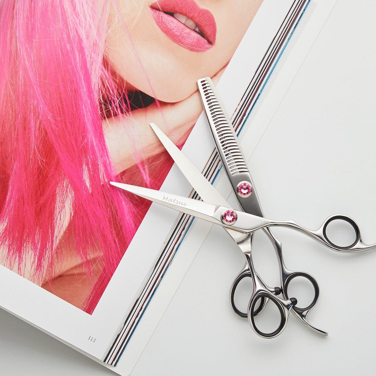 Matsui Silver Elegance Pink Scissor (1798760562749)