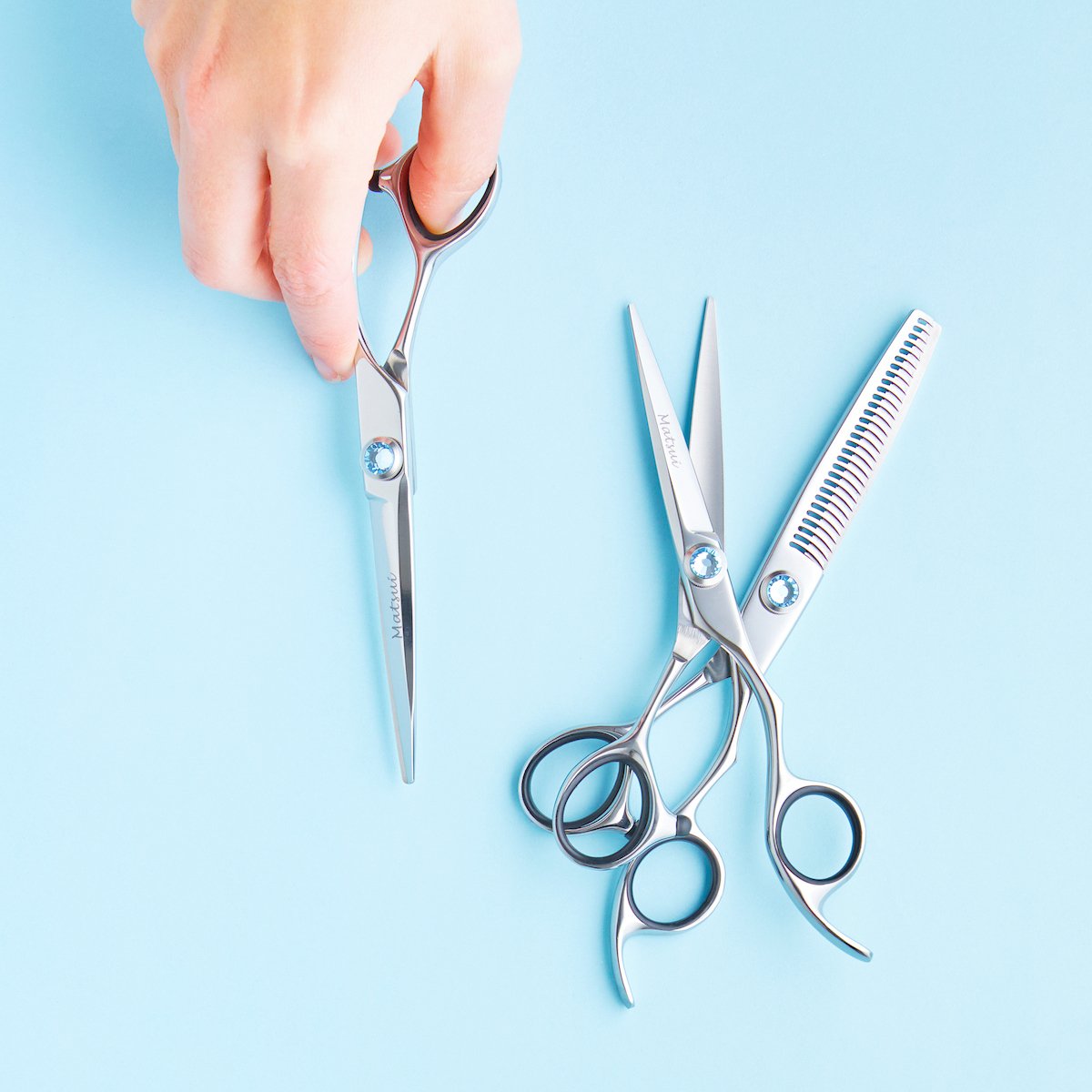 2020 Matsui Swarovski Elegance Limited Edition - Sky Blue Triple Set (1693691772989)